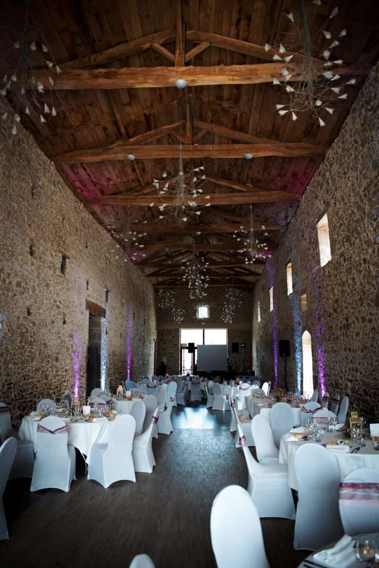 décoration salle de réception